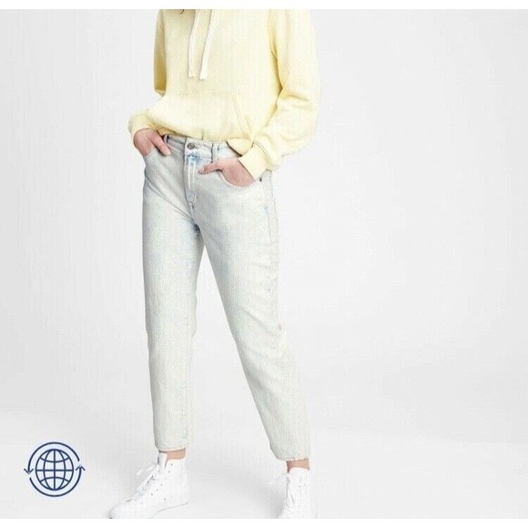 GAP Stretch Denim Jeans. Size10/30R. 5Pockets. Acid Wash. 99%Cotton. Zip&Button. - Picture 1 of 11